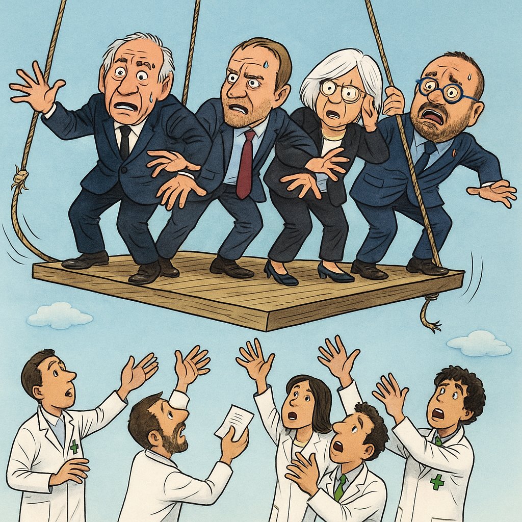 #teampharma 
Retirer 10%/40%. C'est pas grave ? Si ! C'est provoquer la chute des pharmacies de proximité et de l'accès aux soins des patients.
J'en appelle aux députés. Dans quelques semaines, faites la même chose pour ce gouvernement. 
Retirer juste 1 corde/4. C'est pas grave.