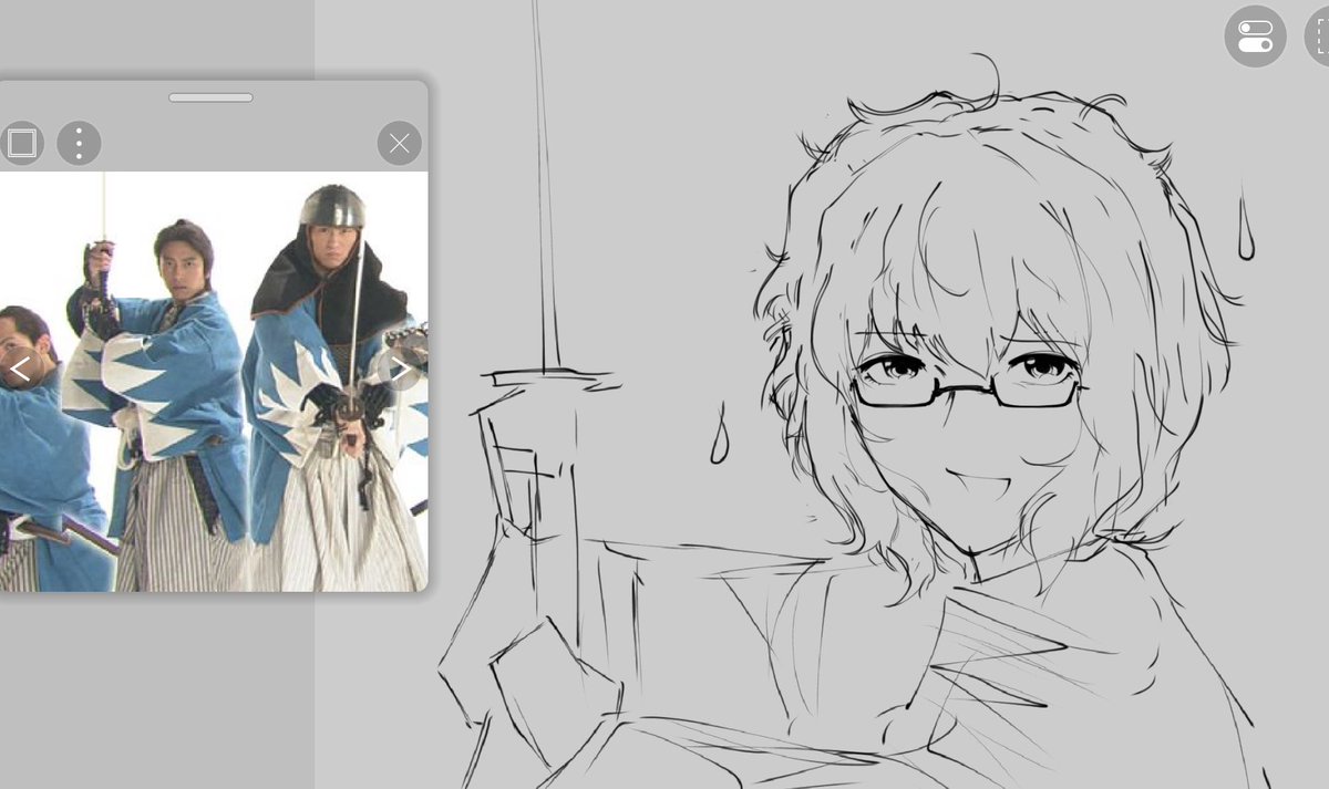 PharaohEtCaesar's tweet image. look at this goof. does she even know how to hold a sword. wtf