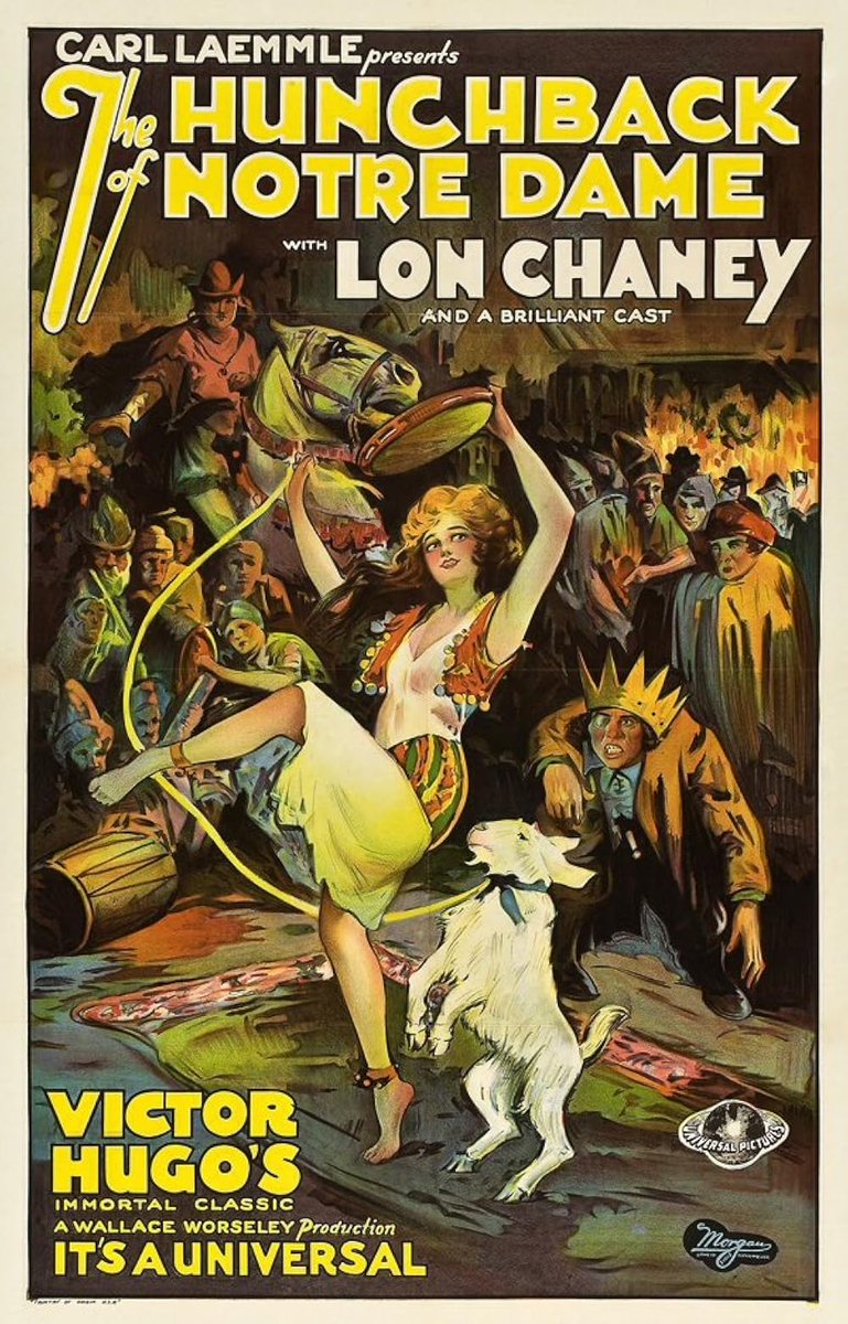 NextOnTCM's tweet image. The Hunchback of Notre Dame (1923) 

In this silent film, a deformed bell-ringer gives sanctuary to a beautiful gypsy accused of witchcraft. 
DIR Wallace Worsley 
CAST Lon Chaney, Ernest Torrence, Patsy Ruth Miller

2 HRS 15 MINS | SILENT | 12:15 AM EDT