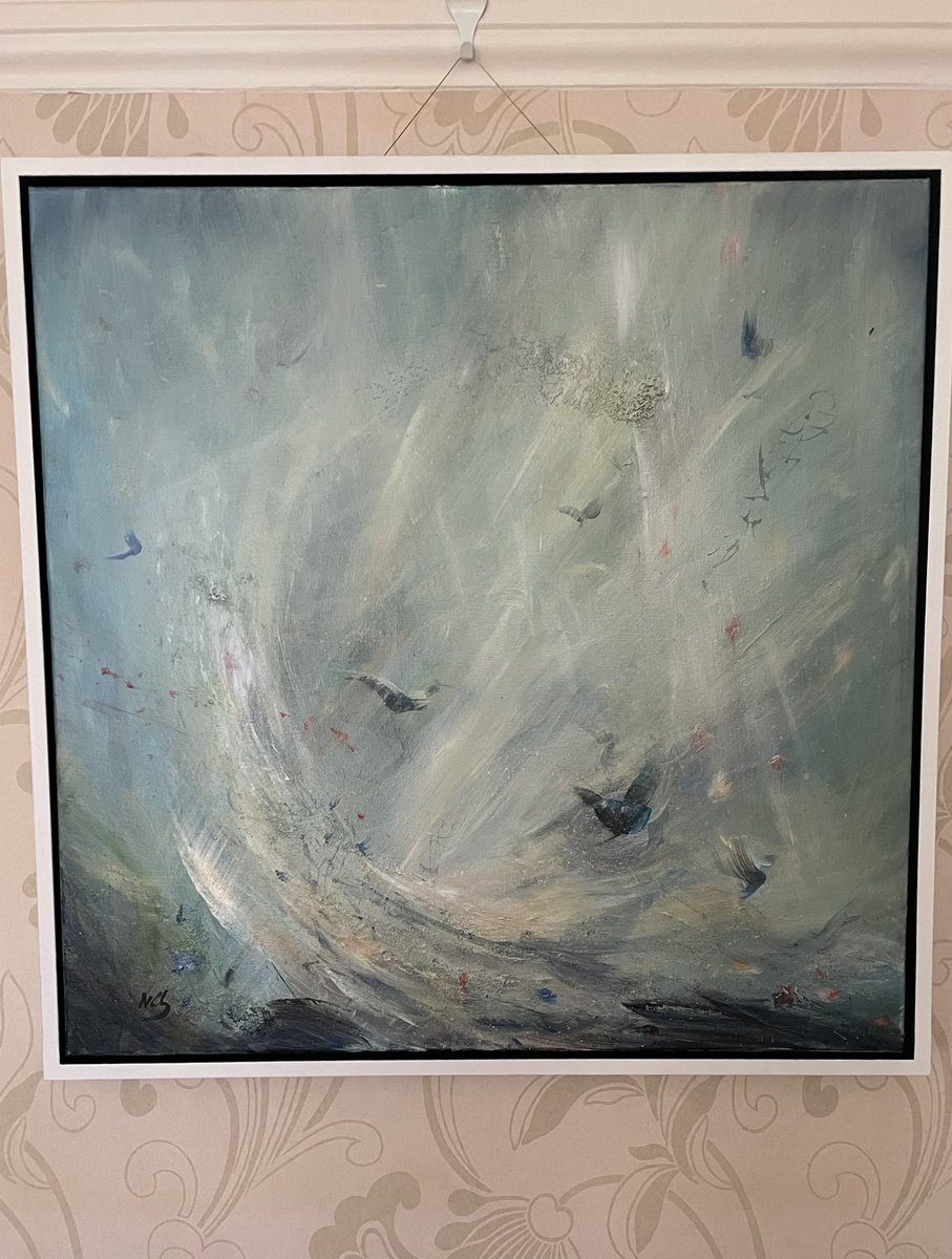 Love my newly acquired painting by local artist Nigel Smith. Been a huge admirer of his work, so after talking to him at this year’s Arthouse Exhibition in Leicester, I decided to commission a piece in memory of my mum who passed away recently. 

nigelsmithartist.co.uk