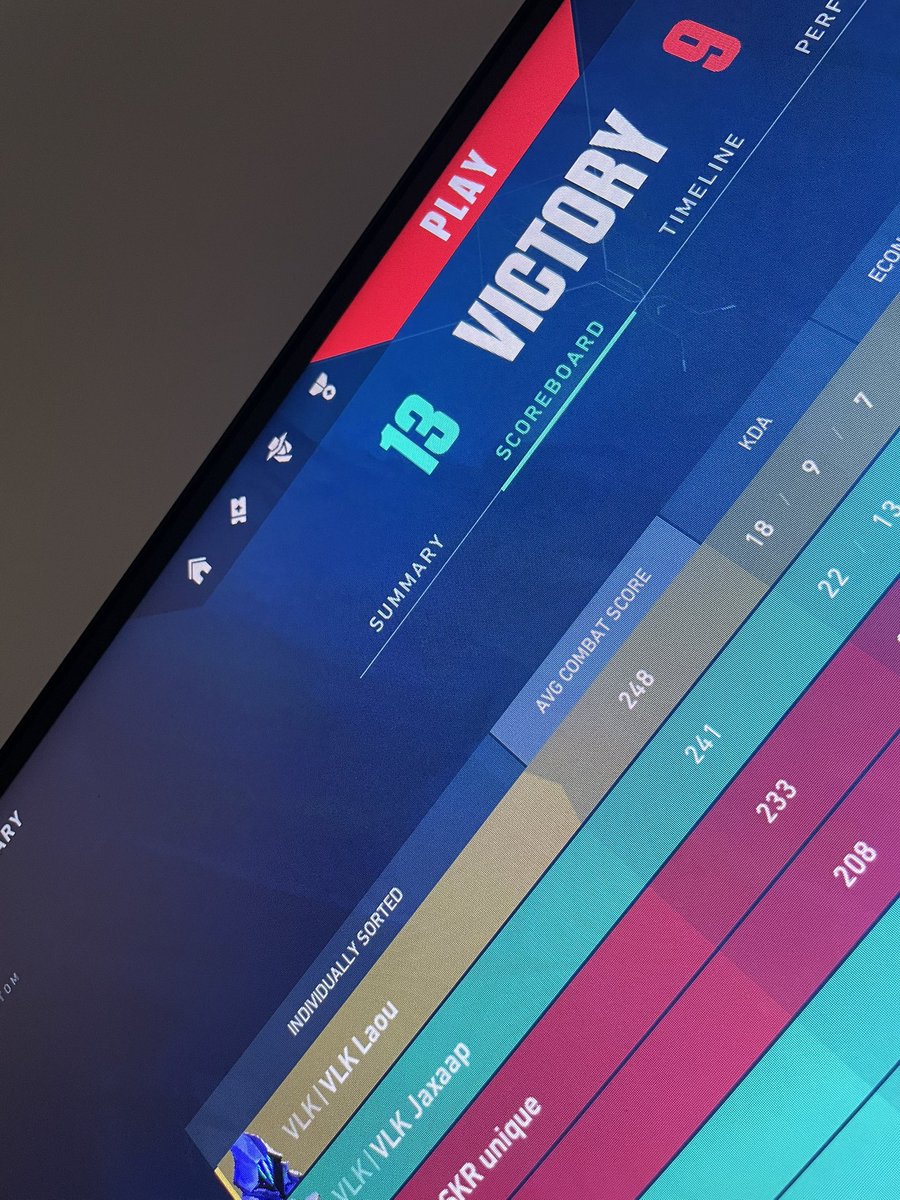 MVP + WIN 
JE SUIS TROP HAPPY, DONNEZ VOUS À FOND LA TEAM 
C’est la dernière ligne droite, fait rien lâcher la team !