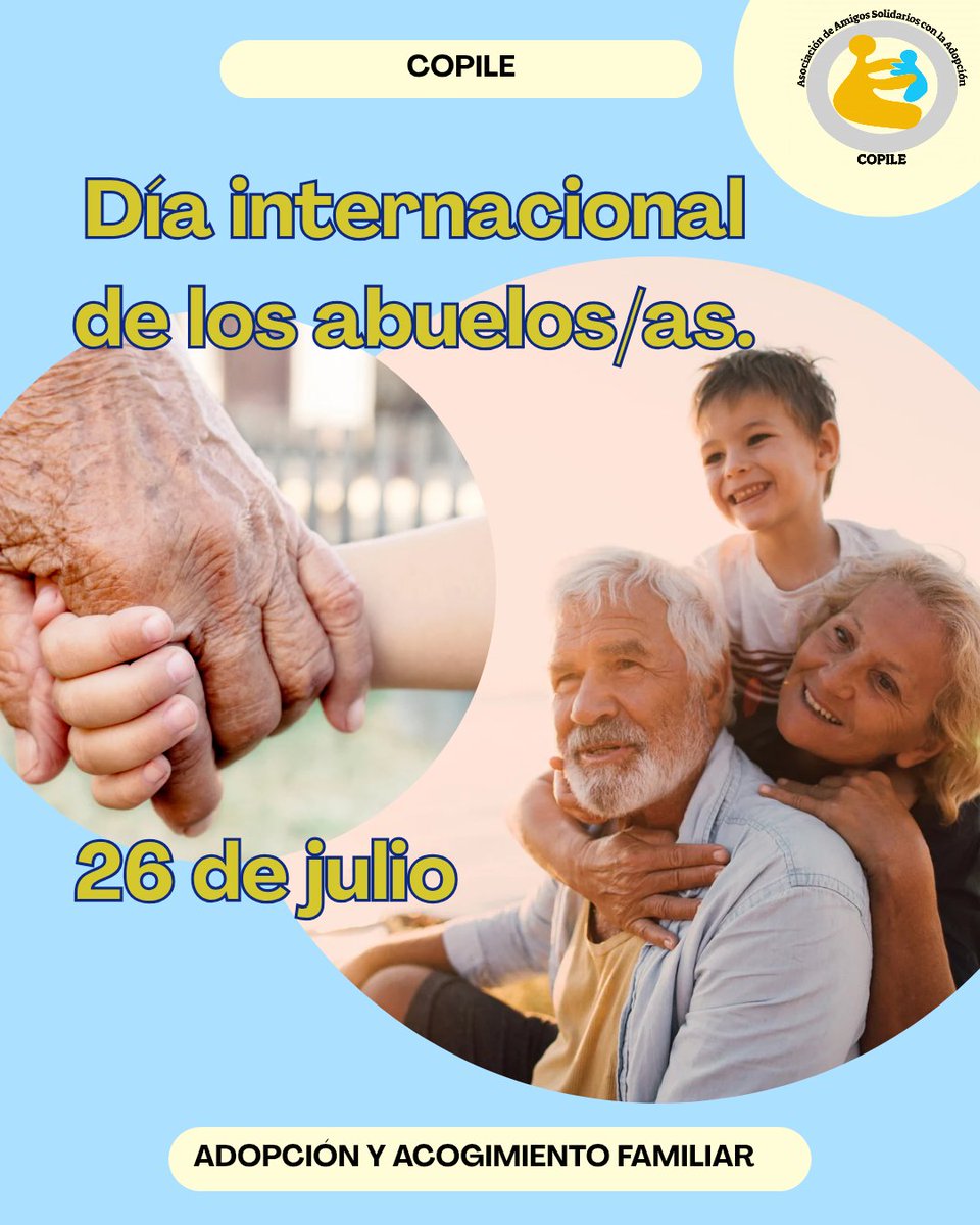26 de Julio. Día de los Abuelos y las Abuelas.