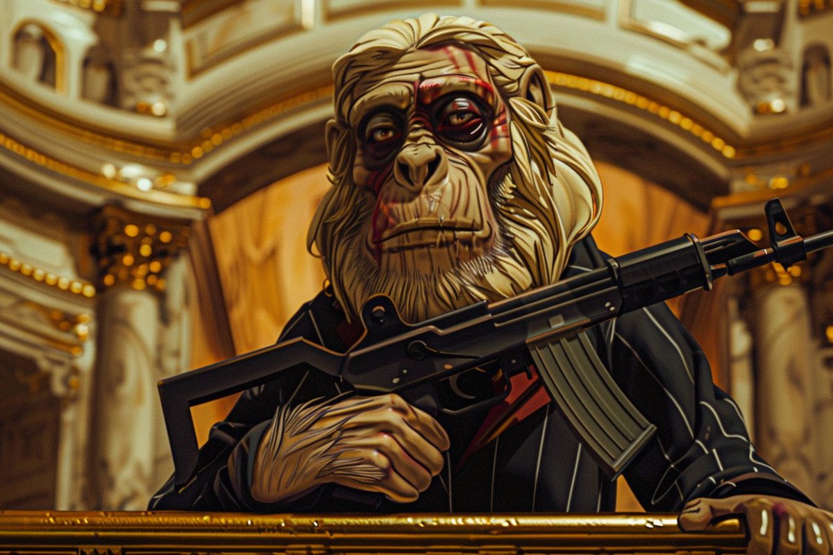 ApeManCTO's tweet image. ๐จ"Say hello to my lil' fren!"๐จ
The $Apeman token isnโt here to playโitโs here to dominate.
Locked, loaded, and ready to pump.
Miss it? Fuggedaboutit.
๐ฅ JUST. $APEMAN. ๐ฅ
#Crypto
linktr.ee/apemancto