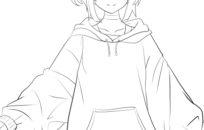 tk8d32's tweet image. 息抜きに立ち絵ラフ