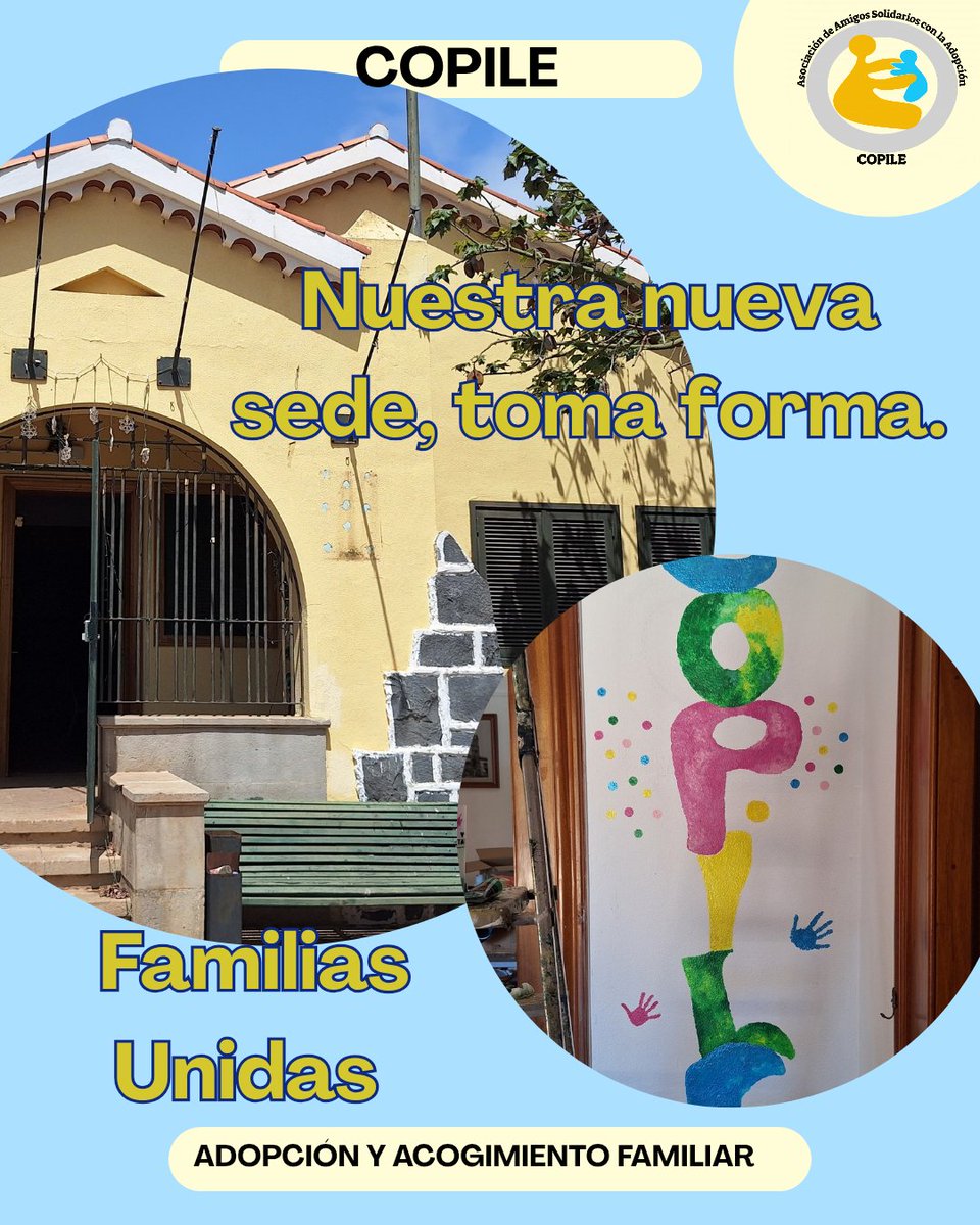 Nuestra nueva sede de Copile .
Mucho trabajo, esfuerzo, mucha espera pero mucha ilusión, familias unidas dando lo mejor de.sí
