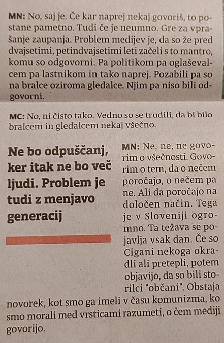 FinPeriskop's tweet image. "Novorek, kot v času komunizma"
Marjan Novak (Marketing Magazin) v Večeru, 19. julij 2025