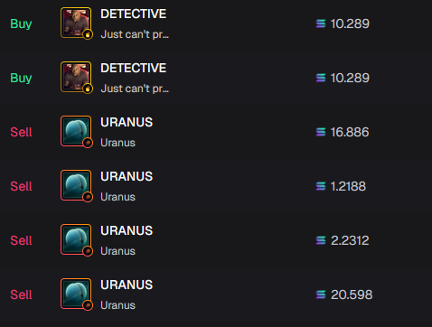 RealJohnWif's tweet image. 🚨BREAKING🚨
JUPITER CEO @weremeow sells $URANUS to buy $Detective