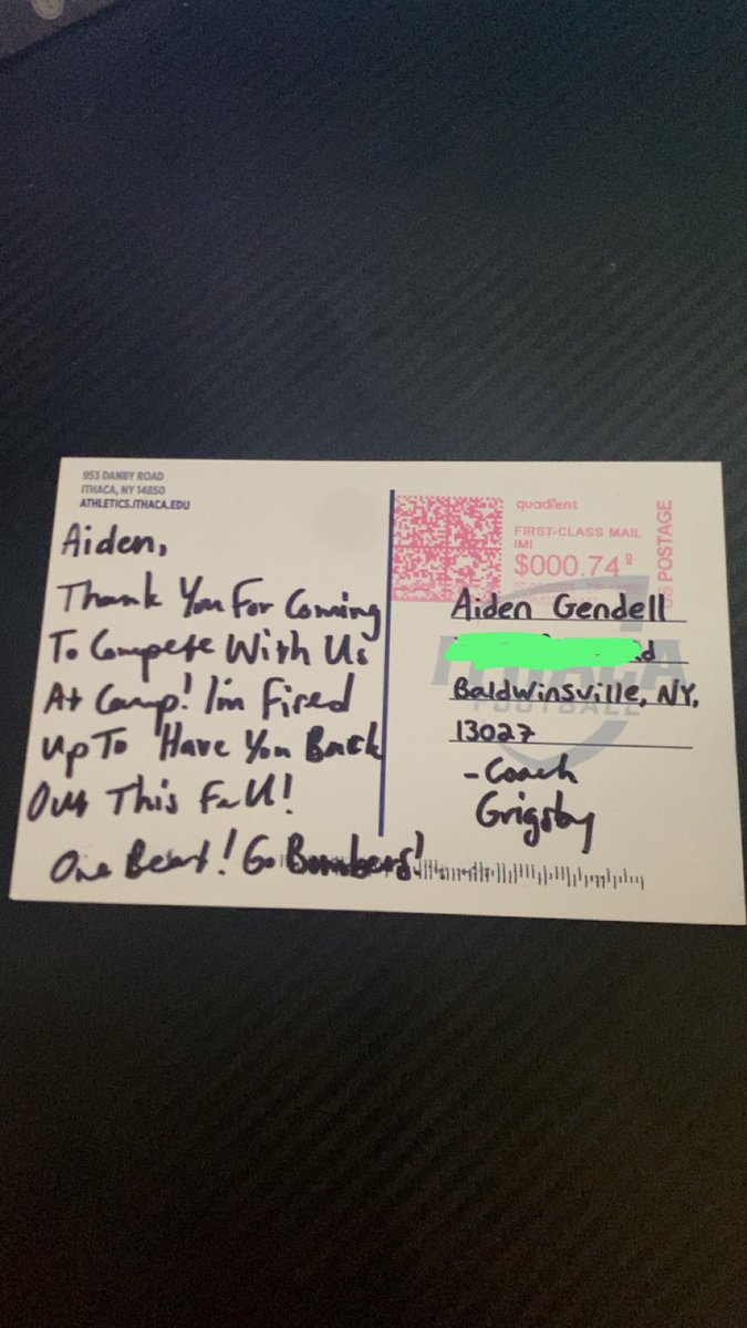 Aiden Gendell (@ag607753) on Twitter photo Thank you to <a href="/CoachGrigs619/">Kerry Grigsby</a> for the hand written letter! Excited to be up at a game this fall! Thank you to <a href="/CoachGrigs619/">Kerry Grigsby</a> for the hand written letter! Excited to be up at a game this fall!
