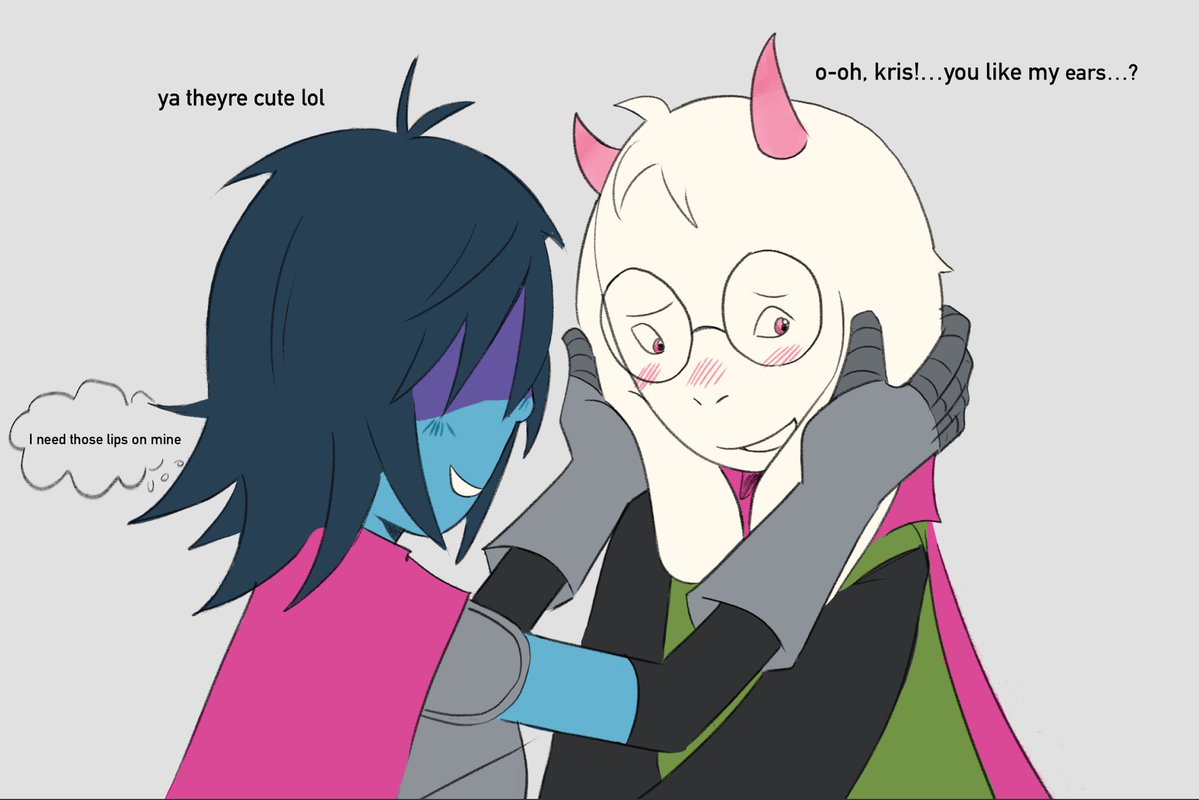 kezsicle's tweet image. Brrrrrr  doodle #kralsei #deltarune