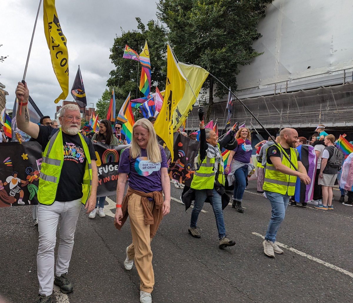 CVOCNI's tweet image. Great to be at @belfastpride today with @RainbowRefugeNI incredible energy!
Hate crime against LGBTQ+ people is a serious issue and we must do everything possible to support victims of those crimes.