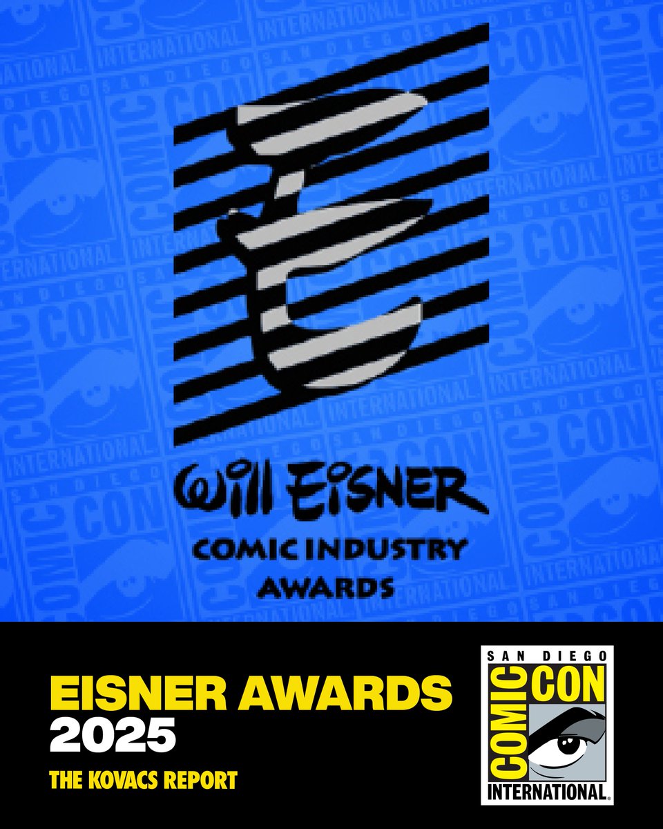 KovacsReport's tweet image. Eisner Awards 2025 Highlights: The Awards for Best Books and Creators Announced at SDCC 2025! @Comic_Con
youtu.be/9FrVkY7cdow
Follow/Support The Kovacs Report:
Instagram | X | Facebook | Bluesky | Reddit | Patreon: @kovacsreport
#comics #comicbooknews #sdcc…