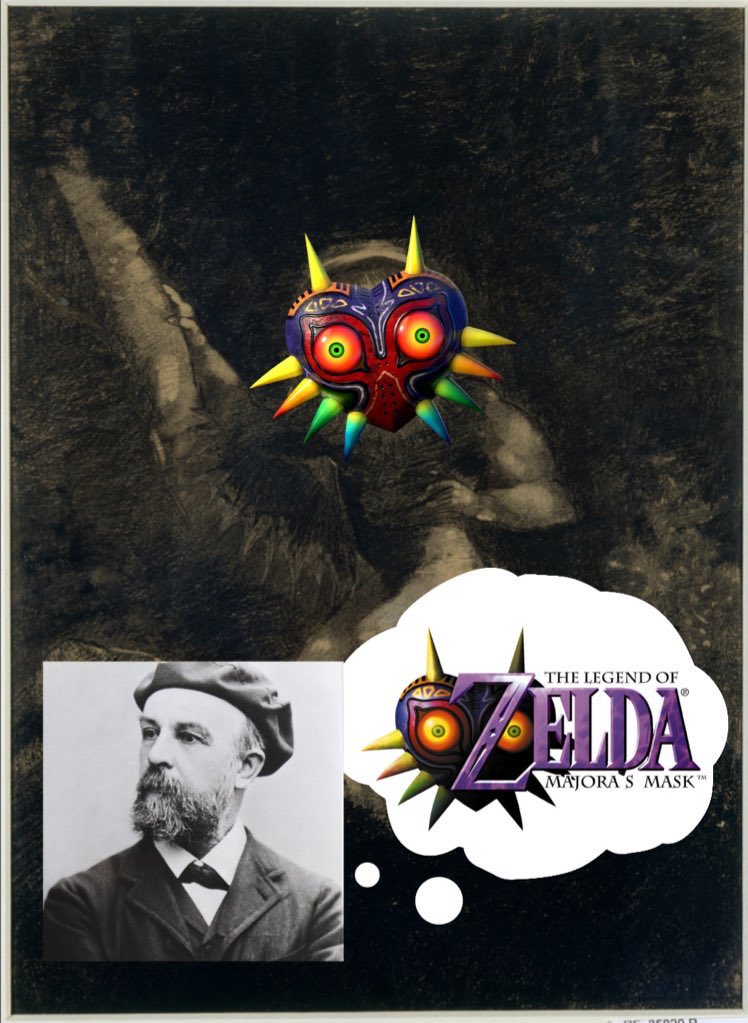 bypasswaf's tweet image. Odilon Redon qui était mordu de Majora’s Mask : Spotted 🙄🙄🙄