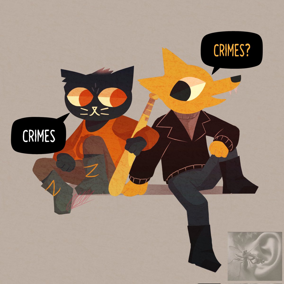 enon_ame's tweet image. hi. im back, here&apos;s the crime duos
#nitw #nightinthewoods