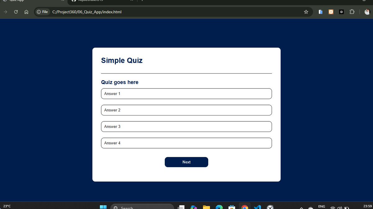 AquibShaik94912's tweet image. Day 21 of #21DaysOfCode
Started React JS series by Chai aur Code. Completed all the installation tasks.
Designed a quiz app, planning to convert it to a JavaScript quiz app using the Fetch API.
Practiced more problems on 2D ArrayList.
#100DaysOfCode #Java #DSA #Javascript