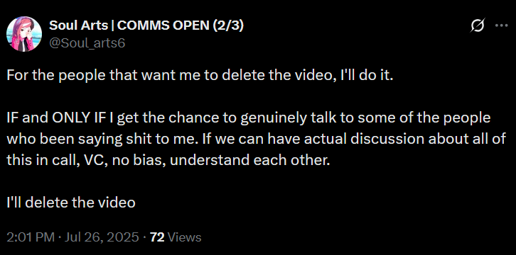 NUFC_Will_2's tweet image. What the actual fuck is wrong with you? After EVERYTHING that has happened, you still want people to "understand" you? What is there to understand? A normal person would just take the video down (then again, a normal person just wouldn't have made a video to begin with)