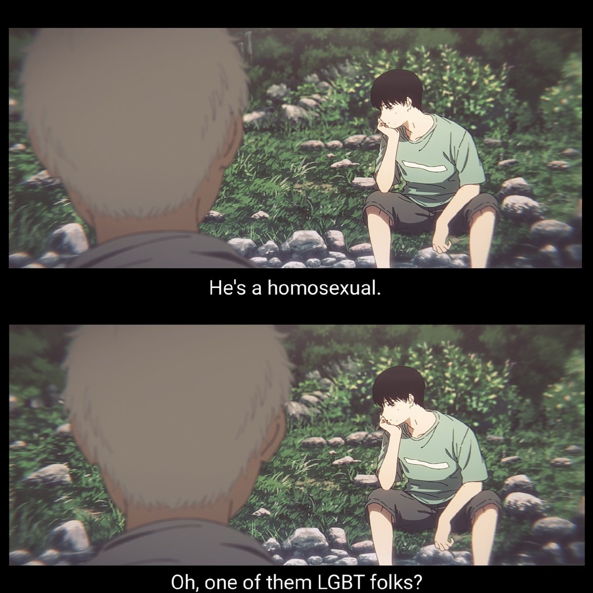 suwatsonn's tweet image. How it was subtitled / How I read it
#ε
γζ»γγ ε€
#TheSummerHikaruDied
#HikarugaShindaNatsu