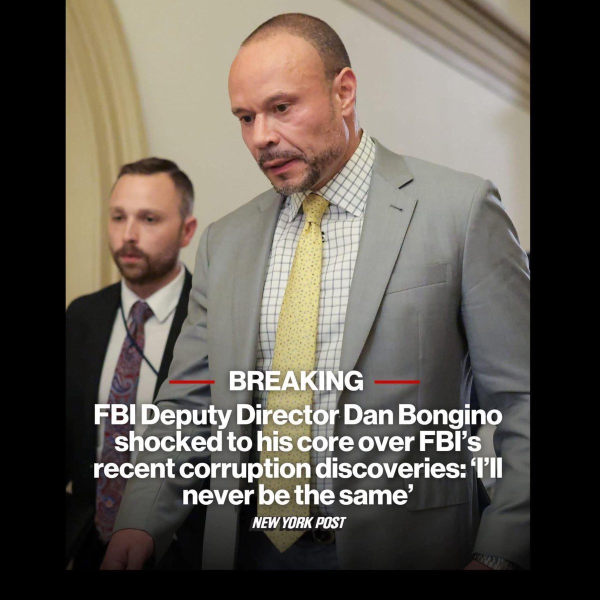 Leonard73714140's tweet image. BREAKING:
FBI Deputy Director Dan Bongino boldly declared Saturday morning that he made recent discoveries about government CORRUPTION and WEAPONIZATION that shocked him down to the core.
Without elaborating on what he found out, Bongino said that investigations into those…