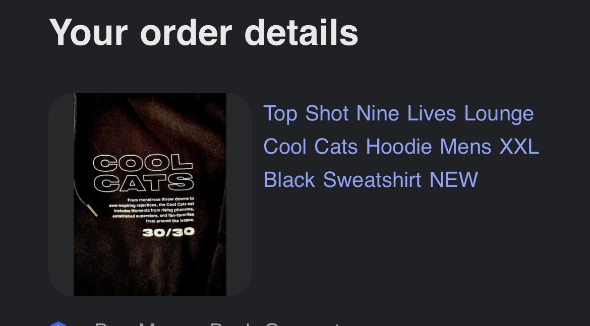 ThunderHour's tweet image. After 4 years on the sidelines I’m now in the @NineLivesLounge on @NBATopShot 😎 🐱
You can’t be into Top Shot as much as I am and not own this set. It’s a big part of the TS story and NFT history. I bought a hoodie to celebrate. Who’s joining next!? #NLL
