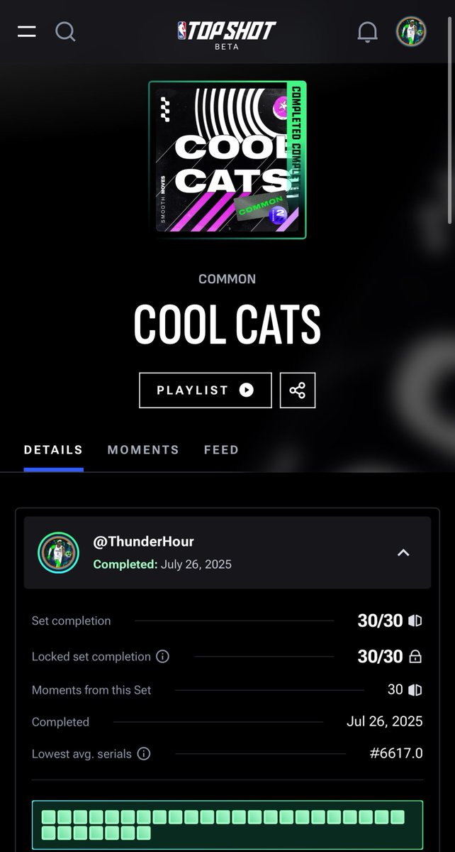 ThunderHour's tweet image. After 4 years on the sidelines I’m now in the @NineLivesLounge on @NBATopShot 😎 🐱
You can’t be into Top Shot as much as I am and not own this set. It’s a big part of the TS story and NFT history. I bought a hoodie to celebrate. Who’s joining next!? #NLL