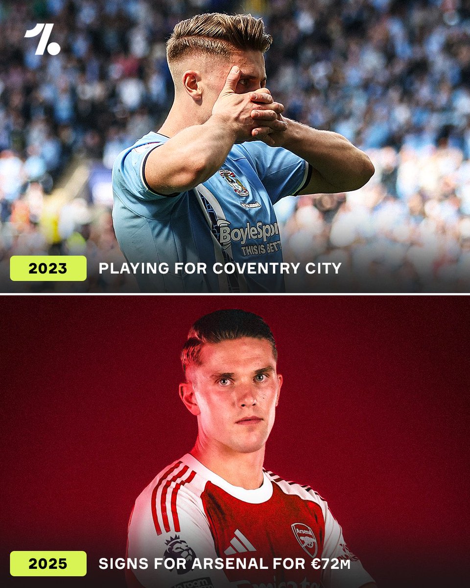 OneFootball's tweet image. It's easy to forget how much Viktor Gyökeres' career has changed in a short space of time 😳📈🇸🇪