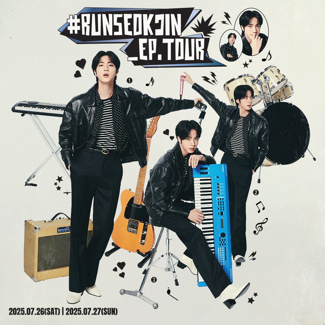 USBTSARMY's tweet image. D-1 RunSeokjin Ep. Tour
We run wild with Jin in TAMPA! 🌴🎤
Who’s heading to Amalie Arena to see our Astronaut shine? ✨
Who's ready to lose their voice and film 200 fan cams?
Show us your signs, fits, and what lyric you’ll scream the loudest! ⬇️ #RUNSEOKJIN_epTOUR #JinInTampa