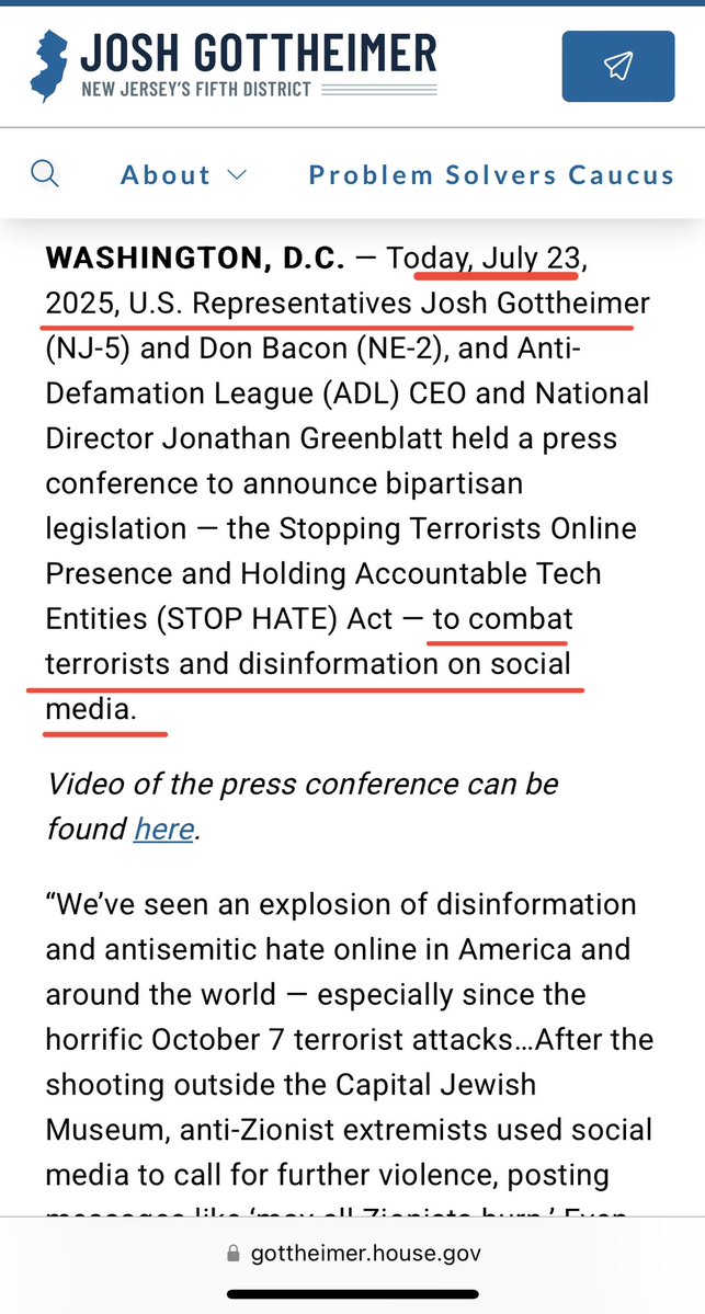 The “STOP HATE act” was introduced 2 years ago in the 118th Congress.

I constantly stress the importance of the legislation from the 118th Congress bc they were telling us what they were/are going to do.
They are breadcrumbs for puzzle pieces that will put the big picture