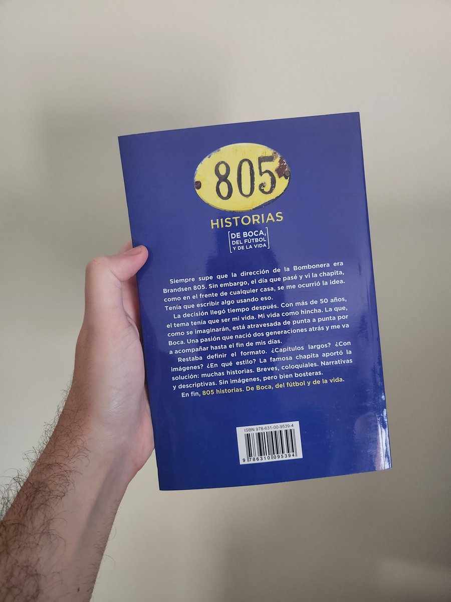 Librosfanaticos's tweet image. Llegó el nuevo libro de Diego Estévez, con 805 historias de Boca, del fútbol y de la vida. 🔵🟡
Disponible en: libreriafanaticos.com/producto/805-h…