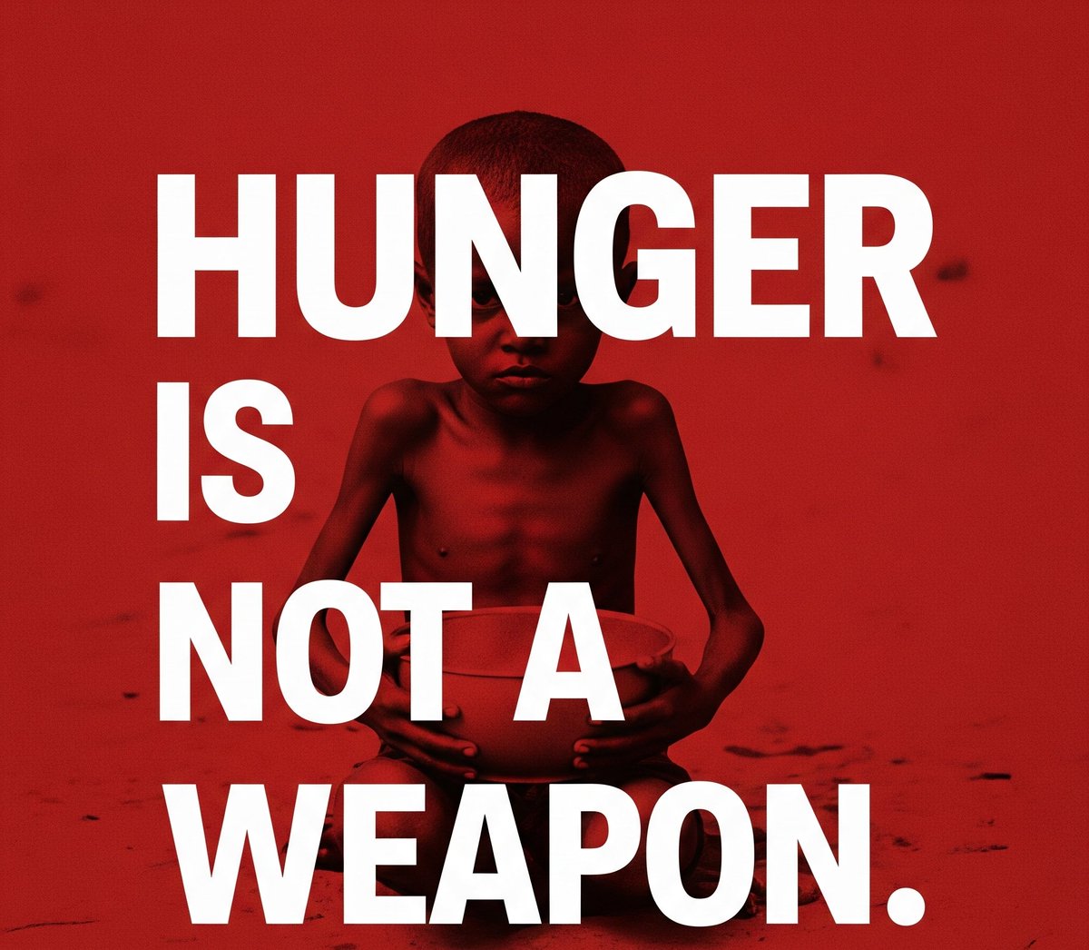 #HungerIsNotAWeapon 🌍

 #GazzeİçinBenVarım 🇵🇸