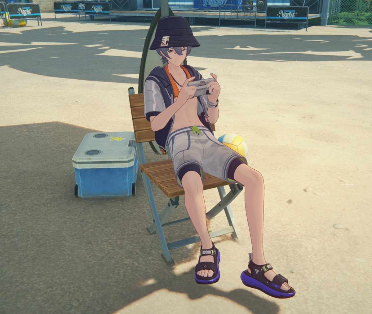 ABlueCuteProxy's tweet image. &quot;Not my bro lounging around while I work...&quot;