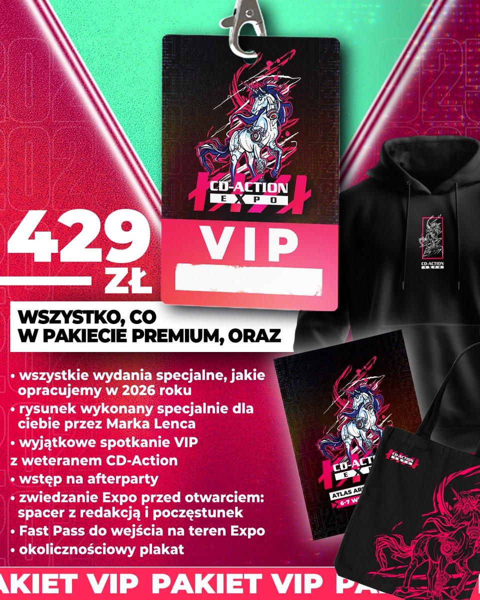 Chcesz spędzić miły weekend wśród innych graczy? Koniecznie wpadnij na tegoroczne CD-Action Expo, które odbędzie się 6-7 września w Łodzi🤟

Już teraz możesz kupić wejściówki:
- bilet: l.cdaction.pl/BiletExpo25
- Premium: l.cdaction.pl/PremExpo25
- VIP: l.cdaction.pl/VIPExpo25