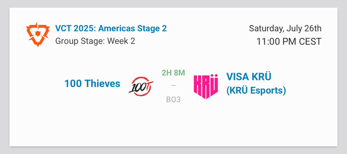 Encenderemos para el partido de

🔥KRU vs 100T🔥

haremos análisis ❤️