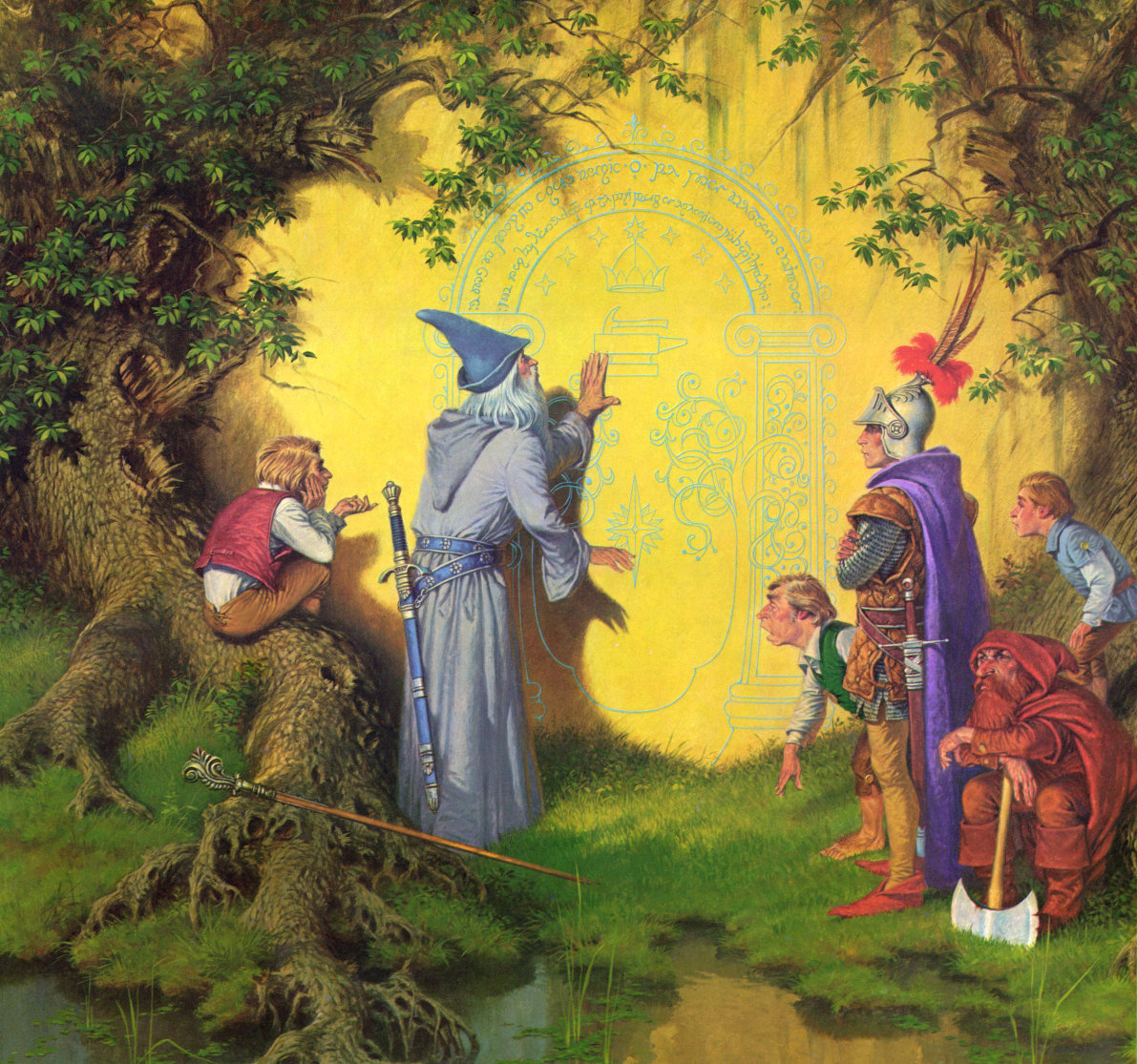 torc's tweet image. The West-Door of Moria - Darrell Sweet
