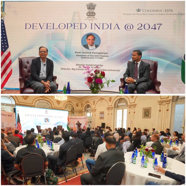 Here is the PTI story on the fireside chat between Ruchir Agarwal and me in New York City and the Consul General. 

m.economictimes.com/news/economy/f…