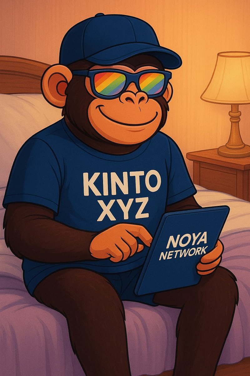 GN CT 😴 💤 
 Say it back 
<a href="/KintoXYZ/">Kinto</a> 
<a href="/NetworkNoya/">NOYA.ai</a>