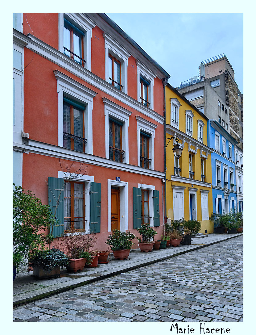 La rue Crémieux, #paris12 dans le quartier des Quinze-Vingts, débute rue de Bercy et se termine rue de Lyon. ⤵️