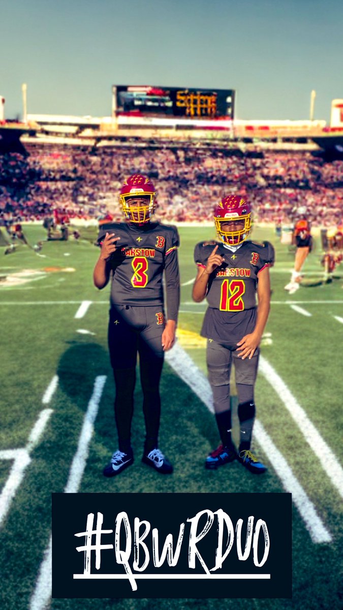 Coach Will (@coach_geechie) on Twitter photo <a href="/JarvisJr_3/">Jarvis Jr.</a> and <a href="/kamari_wxvy/">Kamari Maloy</a> about to torch your defense this year !
#MediaDay
<a href="/BarstowFTBL/">Barstow Football</a> <a href="/JarvisJr_3/">Jarvis Jr.</a> and <a href="/kamari_wxvy/">Kamari Maloy</a> about to torch your defense this year !
#MediaDay
<a href="/BarstowFTBL/">Barstow Football</a>