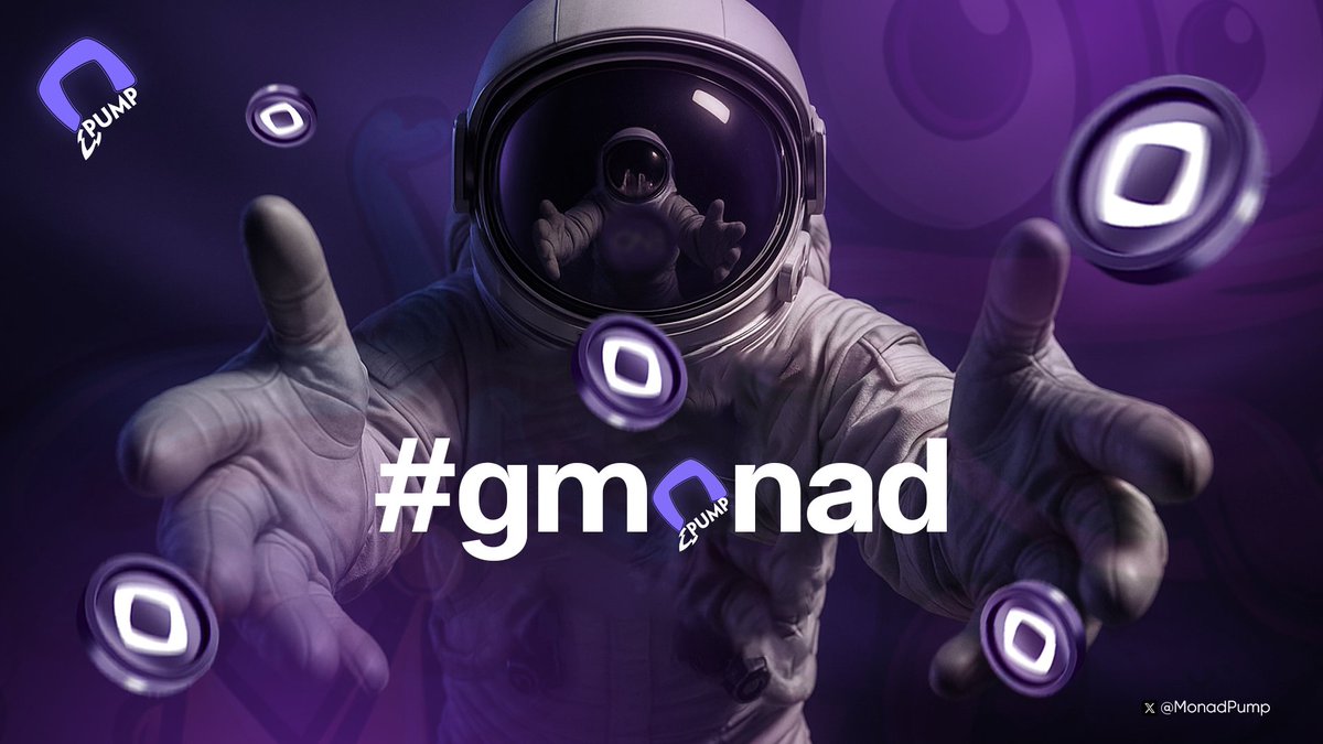 MonadPump's tweet image. 👀More #gmonad = more MON💜 Drop