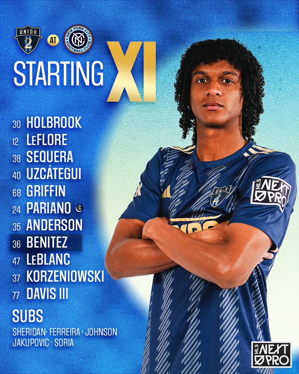 PhilaUnionII's tweet image. Today&apos;s Starting XI in the Big Apple 🍎

#DOOP
