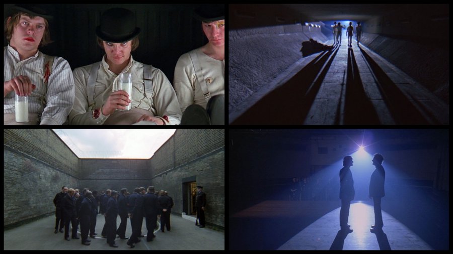 RadiantFilm's tweet image. Stanley Kubrick discussing A Clockwork Orange (1971):
"The film explores the difficulties of reconciling the conflict between individual freedom and social order. Alex exercises his freedom to be a vicious thug until the State turns him into a harmless zombie no longer able to…