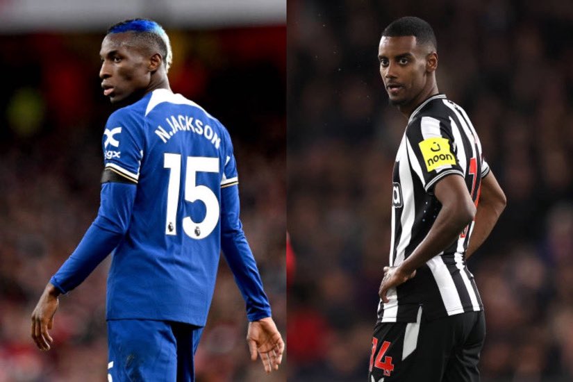 ChelsTransfer's tweet image. Chelsea’s Nicolas Jackson has been added to the list of Newcastle’s attacking targets, with Aston Villa’s Ollie Watkins also in their thoughts. A deal for Brentford’s Yoane Wissa is not dead yet and an enquiry has been made for Benjamin Sesko of RB Leipzig. (via @MailSport)
