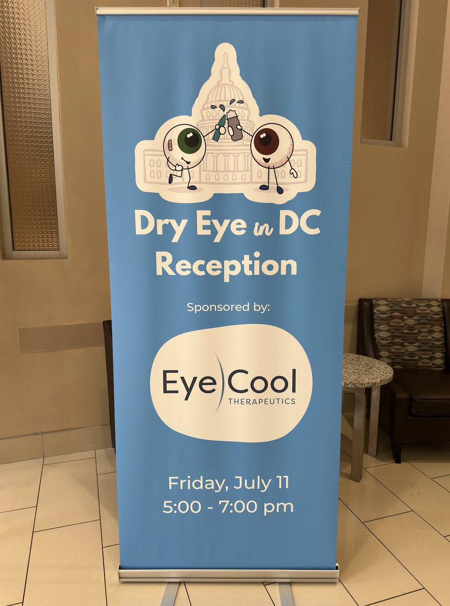 EyeCoolTx's tweet photo. Earlier this month, we supported the Dry Eye in DC Reception—an evening of dialogue and shared commitment.

EyeCool is proud to stand with this community and remains focused on relief for those living with COSP.

#EyeCoolTherapeutics #COSP #DryEye #PatientAdvocacy #Ophthalmology https://t.co/Zl3IVOdjTG