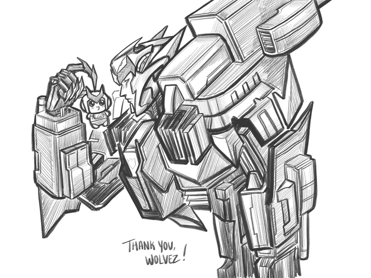 AstroWolvez's tweet image. Hope this is okay to post!
Commission piece from @tide_strike! Absolutely amazing, I just love it so much!
#Transformers #Deadlock #dratchet