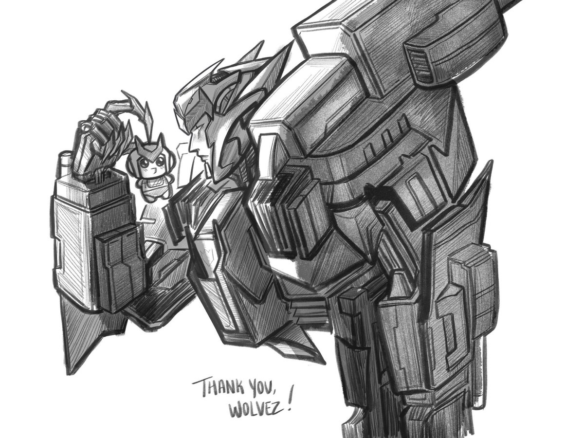 AstroWolvez's tweet image. Hope this is okay to post!
Commission piece from @tide_strike! Absolutely amazing, I just love it so much!
#Transformers #Deadlock #dratchet