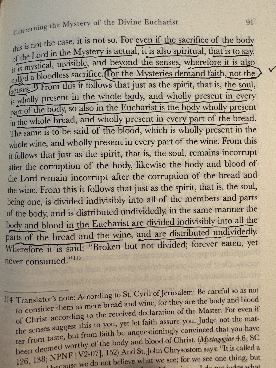 archisoteric's tweet image. St. Nikedemos the Hagiorite, in his ‘Confession of Faith,’ speaks of the Eucharist being sanctified by the energy of the Holy Spirit. It is beyond words & inexplicable… accepted only by faith.