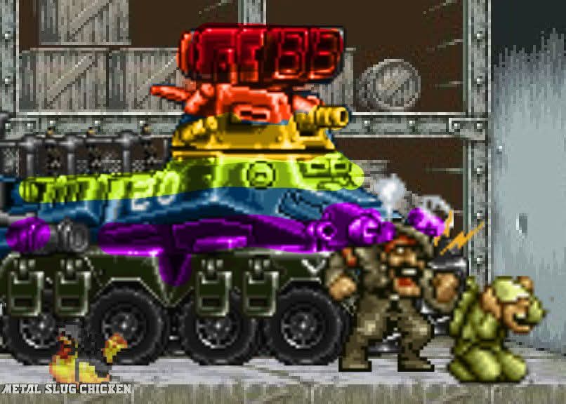 MemeSlugAttack's tweet image. Someone doesn&apos;t want rainbow nokana

#MetalSlug