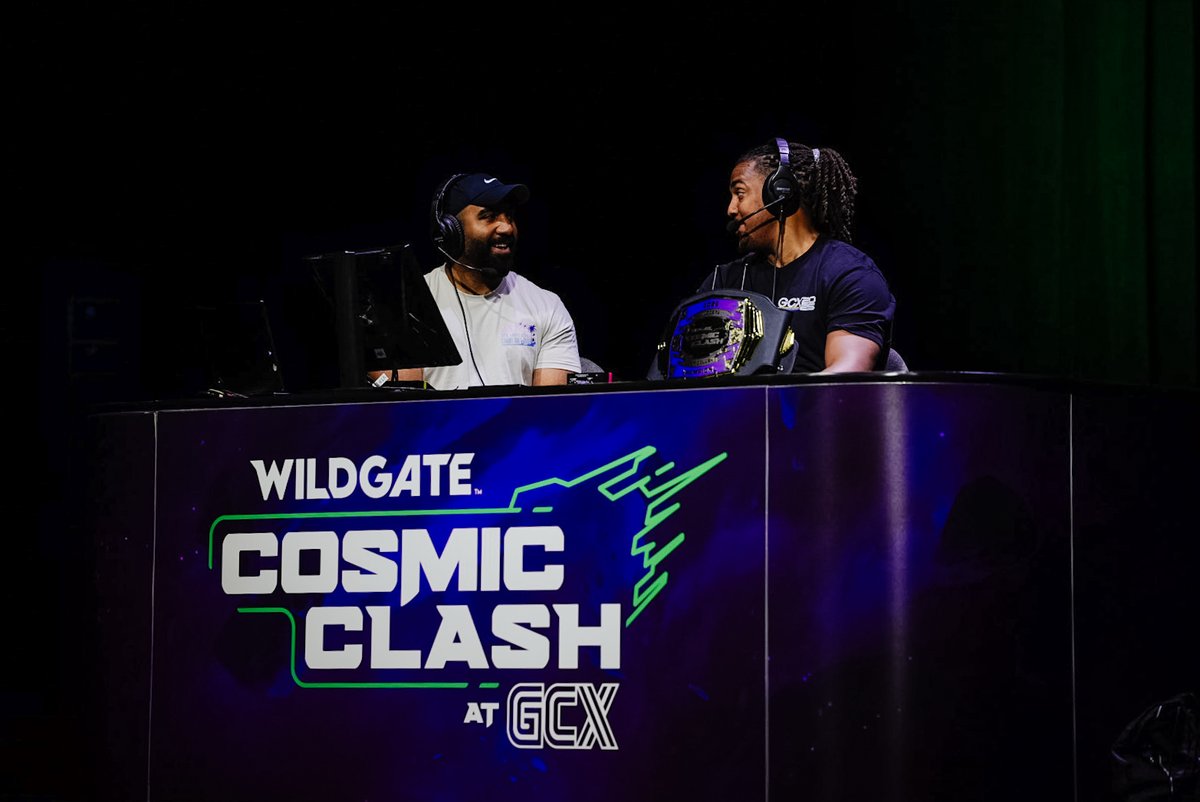 GCXEvent's tweet image. The @playwildgate Cosmic Clash Tournament is going strong over at the Main Stage and on twitch.tv/gcxevent.