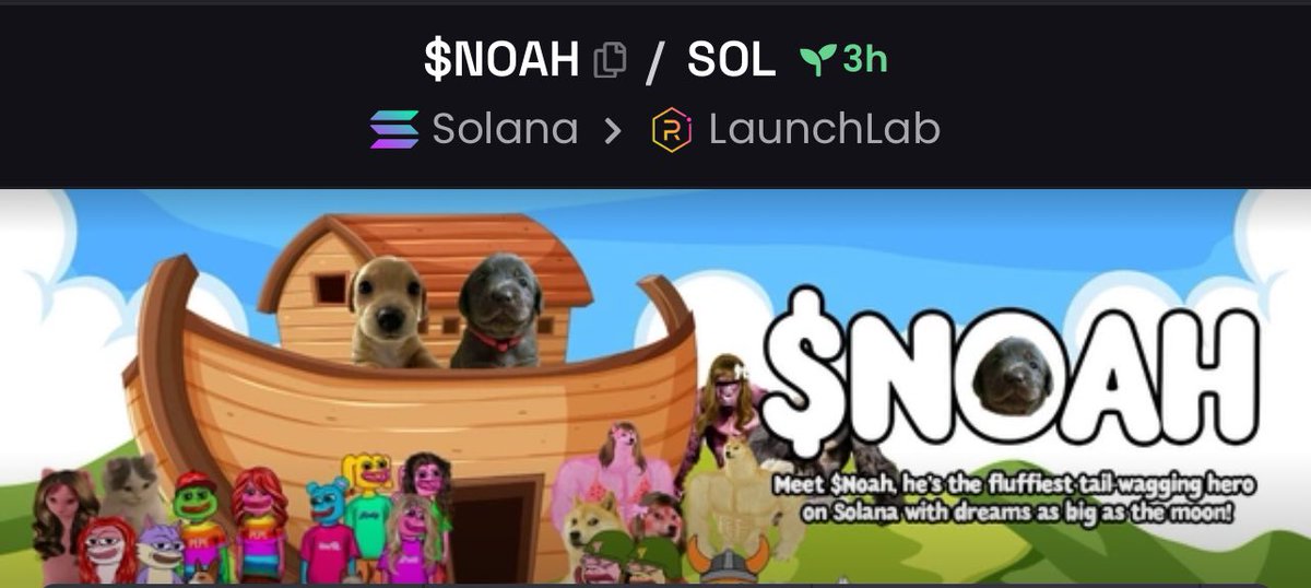 OdufaPeter's tweet image. “And Noah did all that the Lord commanded him.”
Well so did I.
Loaded $NOAH early, built my ark, and now I sail🚀
