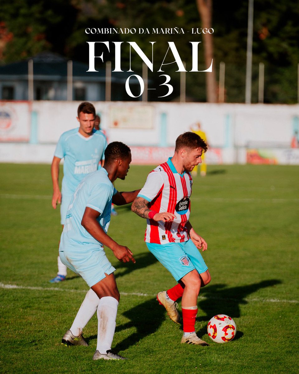 🔚 𝗙𝗜𝗡𝗔𝗟 | Remata o partido en Cantarrana!

0️⃣ Combinado da Mariña
3️⃣ #CdLugo

#PretempadaAlbivermella
#ForzaLugo