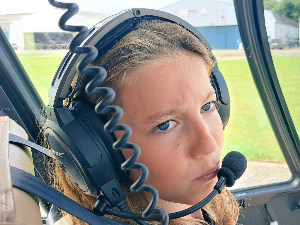 #2 son having his first helicopter flying experience....   lesson included pre flight checks, flight plan, inspections and fuelling.  
He loved it. A present for finishing junior school and doing well despite not loving school style learning. #helicopter
#flying #lessons