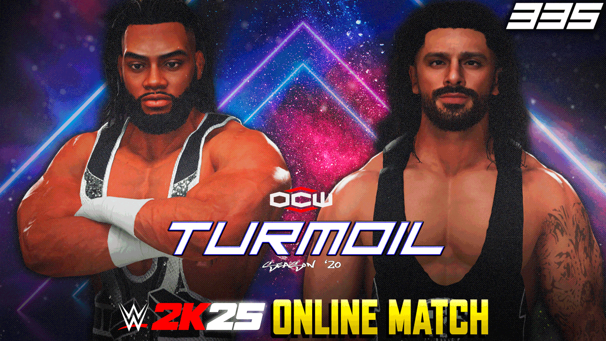 ocwfed's tweet image. Special Saturday Edition of #OCWFED Turmoil 335 kicks off at 3:15 PM EST
Stream up now twitch.tv/ocwfed
youtube.com/ocwfedtv

#WWE2K25 Online/PVP 
#twitchstreamer
